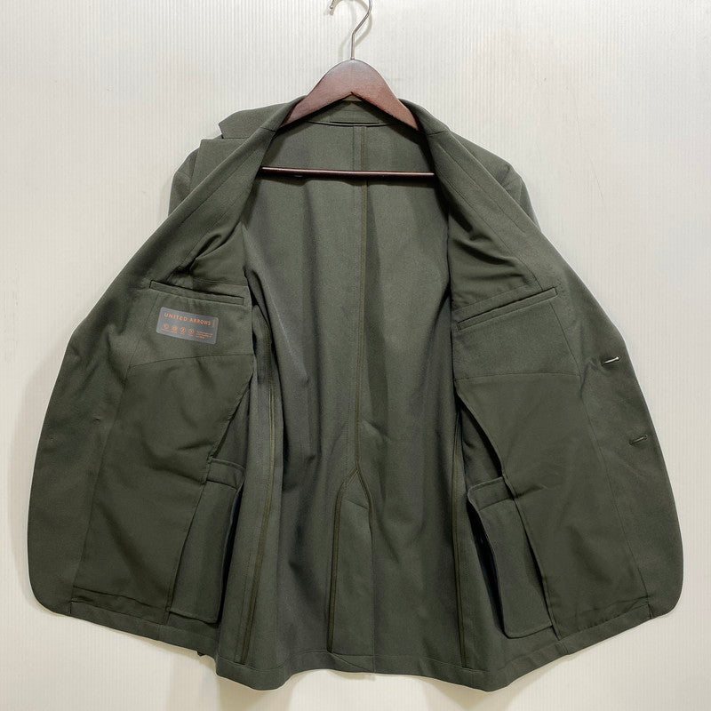 【中古品】【メンズ】 UNITED ARROWS ユナイテッドアローズ 1121-127-1051 SET UP セットアップ スーツ 147-261024-ms-07-izu サイズ：L カラー：オリーブ 万代Net店