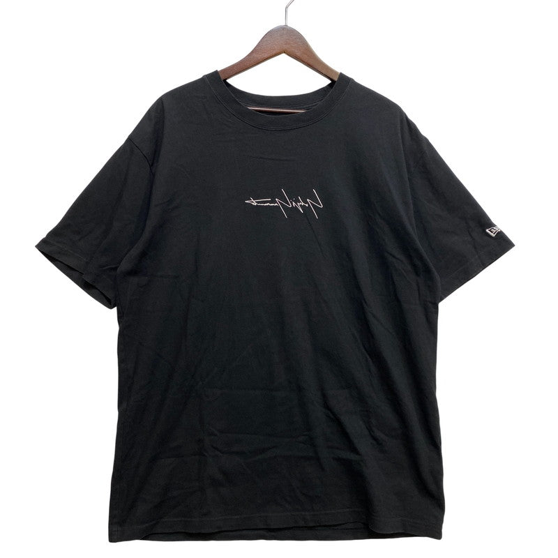【中古品】【メンズ】 YOHJI YAMAMOTO ヨウジヤマモト × NEW ERA ニューエラ HN-T98-082 SS COTTON YY D エスエス コットン ワイワイ ディー Tシャツ 半袖 トップス 140-261024-ms-04-izu サイズ：XXL カラー：ブラック 万代Net店