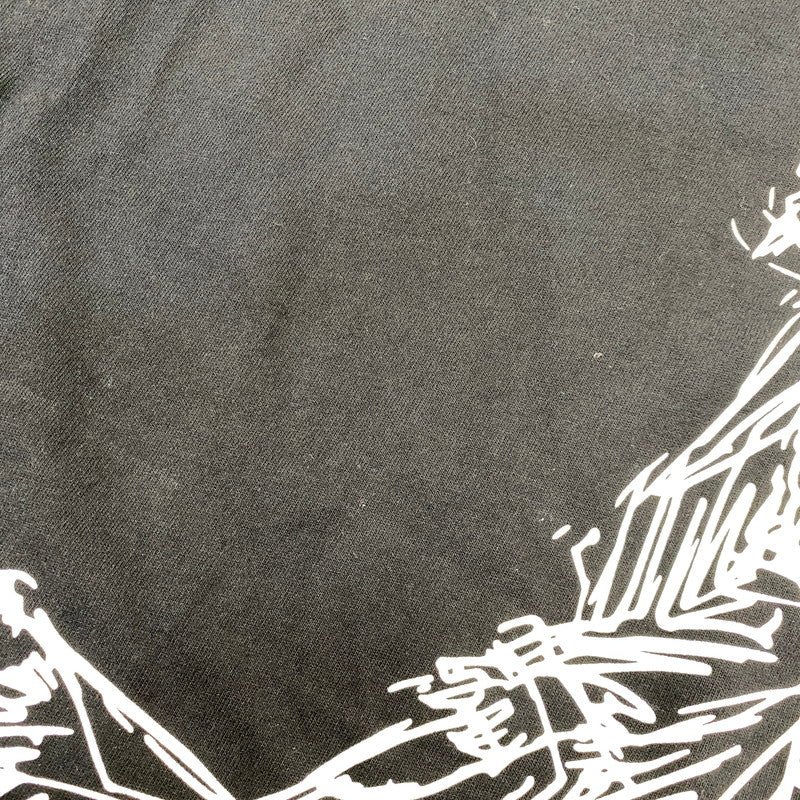 【中古品】【メンズ】 YOHJI YAMAMOTO ヨウジヤマモト × NEW ERA ニューエラ HN-T98-082 SS COTTON YY D エスエス コットン ワイワイ ディー Tシャツ 半袖 トップス 140-261024-ms-04-izu サイズ：XXL カラー：ブラック 万代Net店