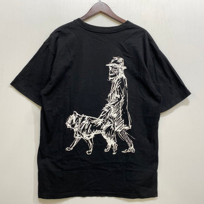 【中古品】【メンズ】 YOHJI YAMAMOTO ヨウジヤマモト × NEW ERA ニューエラ HN-T98-082 SS COTTON YY D エスエス コットン ワイワイ ディー Tシャツ 半袖 トップス 140-261024-ms-04-izu サイズ：XXL カラー：ブラック 万代Net店