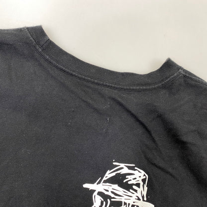 【中古品】【メンズ】 YOHJI YAMAMOTO ヨウジヤマモト × NEW ERA ニューエラ HN-T98-082 SS COTTON YY D エスエス コットン ワイワイ ディー Tシャツ 半袖 トップス 140-261024-ms-04-izu サイズ：XXL カラー：ブラック 万代Net店