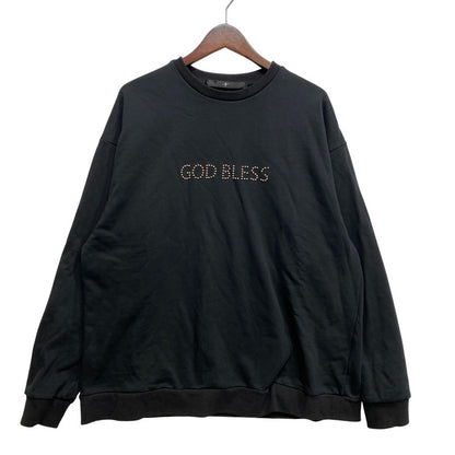 【中古品】【メンズ】 NO ID. ノーアイディ GOD BRESS 853006-547T STUDS BIG PO PULLOVER スタッズ ビッグ ピーオー プルオーバー スウェットトップス 140-261024-ms-03-izu サイズ：ONE カラー：ブラック 万代Net店