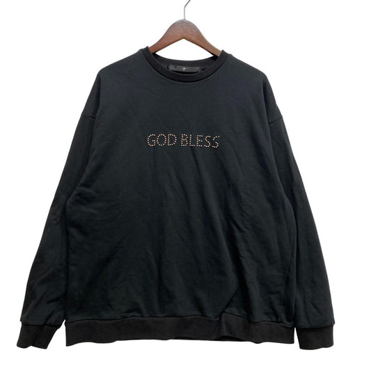 【中古品】【メンズ】 NO ID. ノーアイディ GOD BRESS 853006-547T STUDS BIG PO PULLOVER スタッズ ビッグ ピーオー プルオーバー スウェットトップス 140-261024-ms-03-izu サイズ：ONE カラー：ブラック 万代Net店