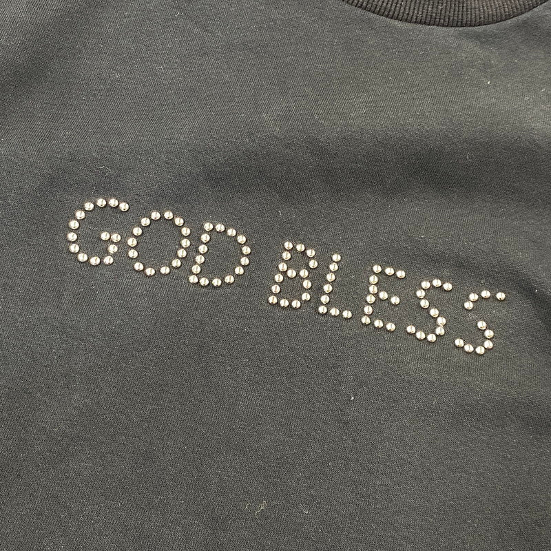 【中古品】【メンズ】 NO ID. ノーアイディ GOD BRESS 853006-547T STUDS BIG PO PULLOVER スタッズ ビッグ ピーオー プルオーバー スウェットトップス 140-261024-ms-03-izu サイズ：ONE カラー：ブラック 万代Net店