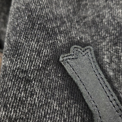 【中古品】【メンズ】 AVIREX アヴィレックス 783-5252015 LEATHER PATCH DENIM JACKET レザーパッチ デニムジャケット アウター トップス 145-261018-ms-11-izu サイズ：L カラー：ブラック 万代Net店