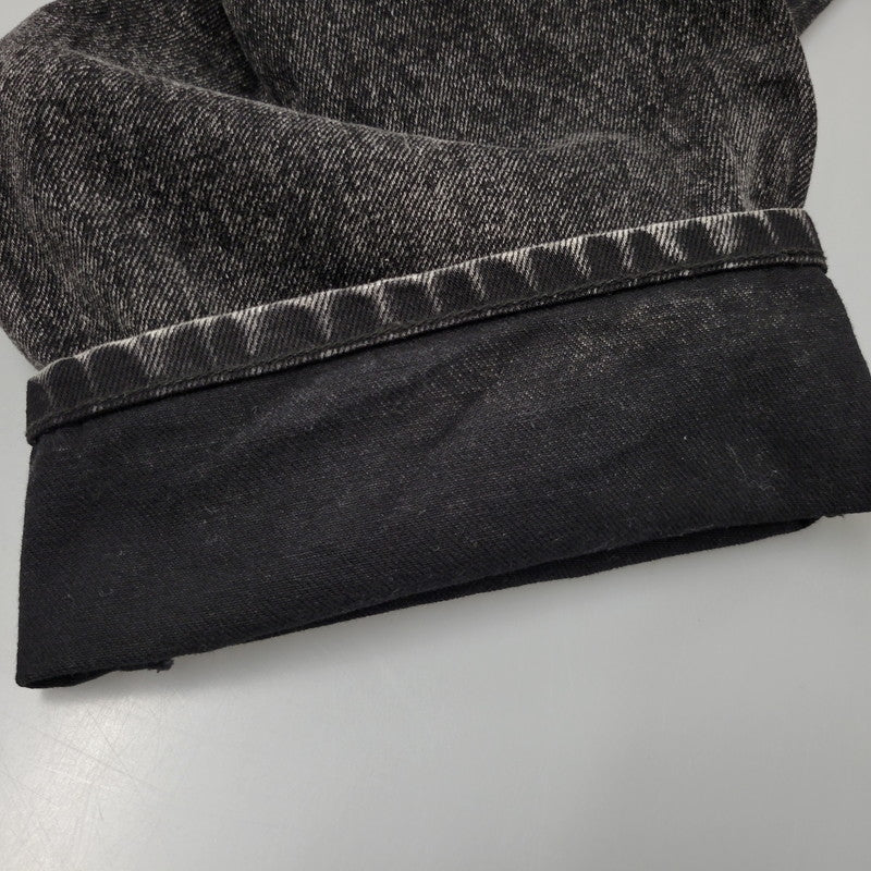 【中古品】【メンズ】 AVIREX アヴィレックス 783-5211003 LEATHER PATCH DENIM PANTS レザーパッチ デニムパンツ ボトムス 156-261018-ms-12-izu サイズ：XL カラー：ブラック 万代Net店