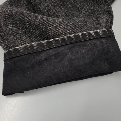 【中古品】【メンズ】 AVIREX アヴィレックス 783-5211003 LEATHER PATCH DENIM PANTS レザーパッチ デニムパンツ ボトムス 156-261018-ms-12-izu サイズ：XL カラー：ブラック 万代Net店