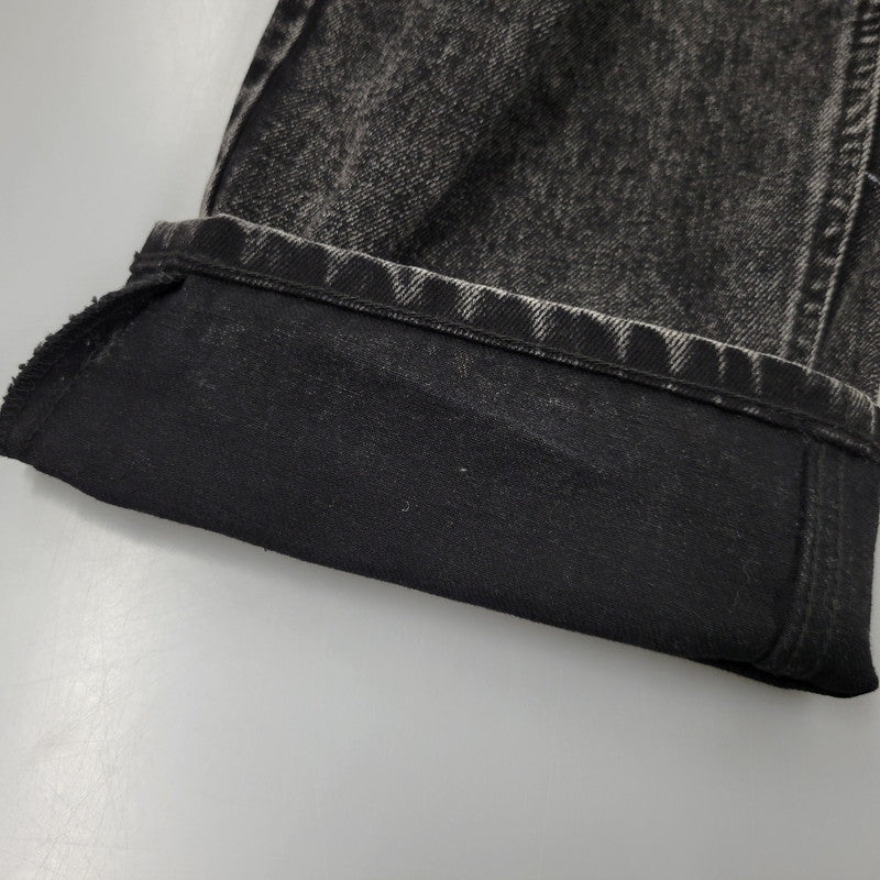 【中古品】【メンズ】 AVIREX アヴィレックス 783-5211003 LEATHER PATCH DENIM PANTS レザーパッチ デニムパンツ ボトムス 156-261018-ms-12-izu サイズ：XL カラー：ブラック 万代Net店