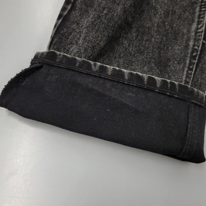【中古品】【メンズ】 AVIREX アヴィレックス 783-5211003 LEATHER PATCH DENIM PANTS レザーパッチ デニムパンツ ボトムス 156-261018-ms-12-izu サイズ：XL カラー：ブラック 万代Net店