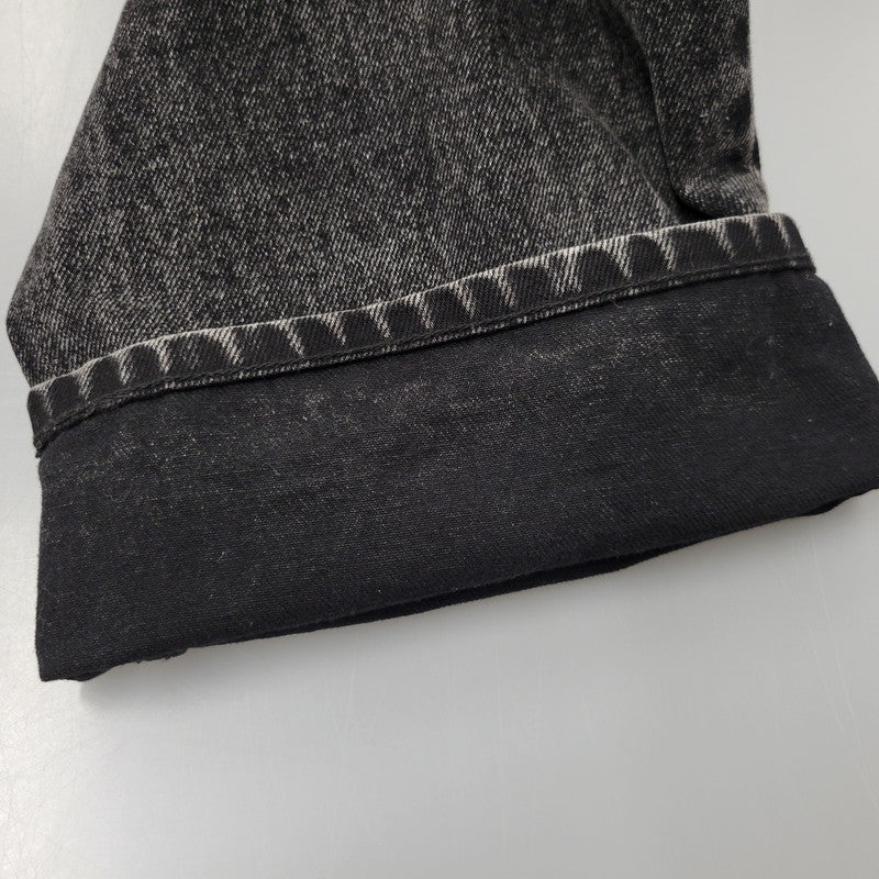 【中古品】【メンズ】 AVIREX アヴィレックス 783-5211003 LEATHER PATCH DENIM PANTS レザーパッチ デニムパンツ ボトムス 156-261018-ms-12-izu サイズ：XL カラー：ブラック 万代Net店
