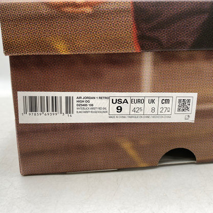 【中古品】【メンズ】 NIKE ナイキ DZ5485-106 AIR JORDAN ジョーダン 1 RETRO HIGH OG レトロ ハイ オージー シューズ スニーカー 靴 160-261024-ya-13-izu サイズ：27cm カラー：WHITE/BLACK-VARSITY 万代Net店