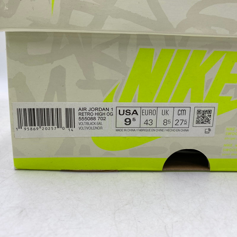 【中古品】【メンズ】 NIKE ナイキ 555088-702 AIR JORDAN エアジョーダン 1 HIGH OG ハイ オージー スニーカー シューズ 靴 160-261024-ya-14-izu サイズ：27.5cm カラー：VORT/BLACK-SAIL 万代Net店
