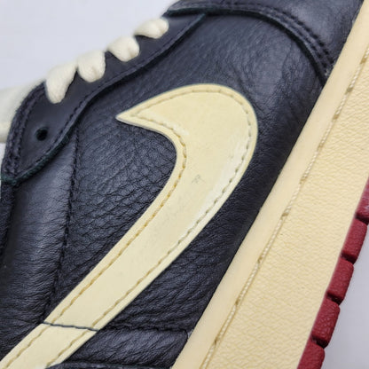 【中古品】【メンズ】 NIKE ナイキ × NIGEL SYLVESTER ナイジェル・シルヴェスター IB8958-001 AIR JORDAN 1 RETRO LOW OG エア ジョーダン 1 レトロ ロー OG スニーカー シューズ 靴 160-261018-ms-03-izu サイズ：27ｃｍ カラー：BETTER WITH TIME 万代Net店
