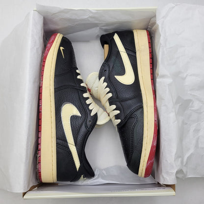 【中古品】【メンズ】 NIKE ナイキ × NIGEL SYLVESTER ナイジェル・シルヴェスター IB8958-001 AIR JORDAN 1 RETRO LOW OG エア ジョーダン 1 レトロ ロー OG スニーカー シューズ 靴 160-261018-ms-03-izu サイズ：27ｃｍ カラー：BETTER WITH TIME 万代Net店