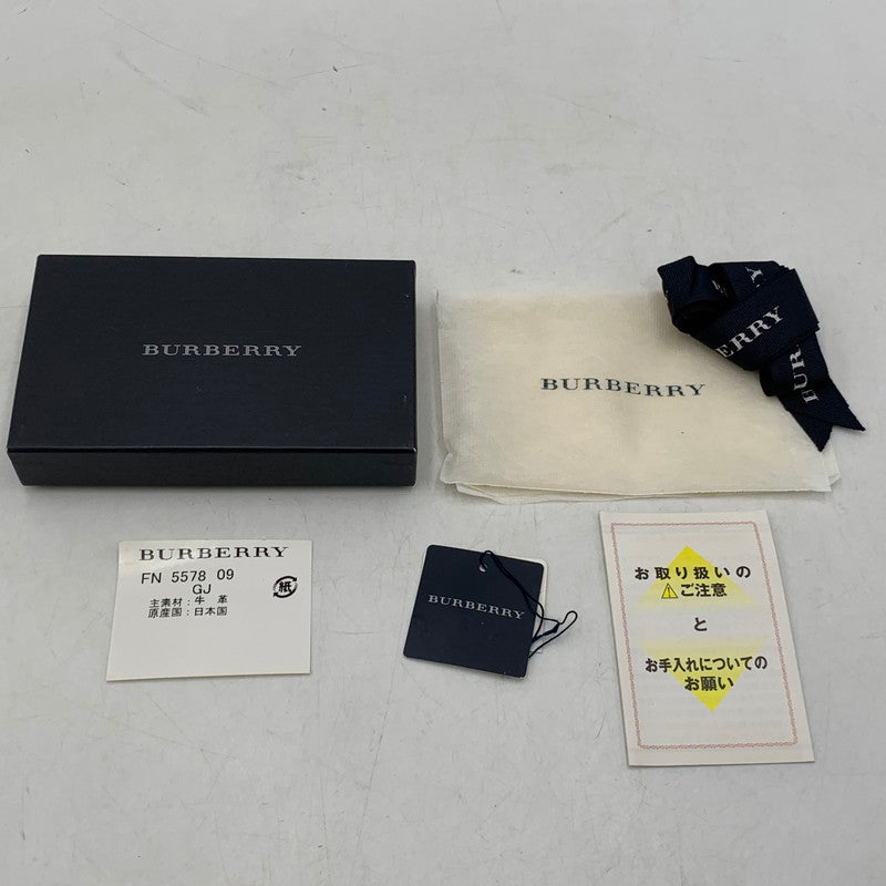 【中古品】【メンズ/レディース】 BURBERRY バーバリー 5連 KEY CASE キーケース 200-261025-ms-03-izu カラー：ブラック 万代Net店