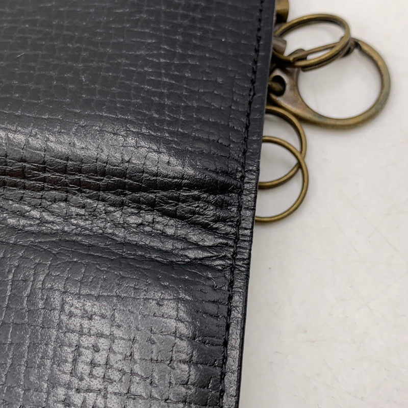 【中古品】【メンズ/レディース】 BURBERRY バーバリー 5連 KEY CASE キーケース 200-261025-ms-03-izu カラー：ブラック 万代Net店