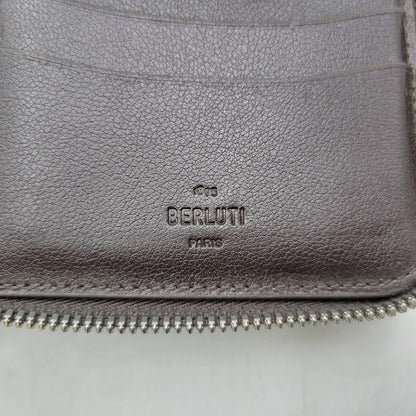 【中古品】【メンズ/レディース】 BERLUTI ベルルッティ TALI TANGRAM SCRIT SOFTLEATHER WALLET ALL IN ONE タリタングラム スクリット ソフトレザーウォレット オールインワン 財布 181-261019-yn-01-izu カラー：NERO CAVIAR×SAVANA 万代Net店