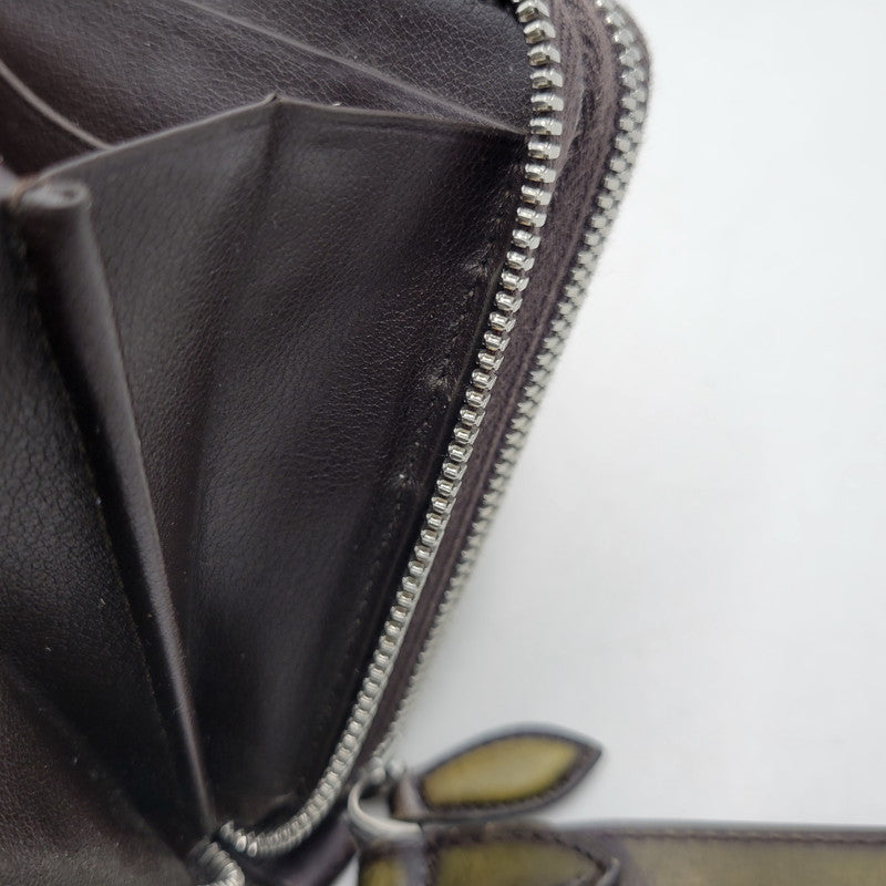 【中古品】【メンズ/レディース】 BERLUTI ベルルッティ TALI TANGRAM SCRIT SOFTLEATHER WALLET ALL IN ONE タリタングラム スクリット ソフトレザーウォレット オールインワン 財布 181-261019-yn-01-izu カラー：NERO CAVIAR×SAVANA 万代Net店
