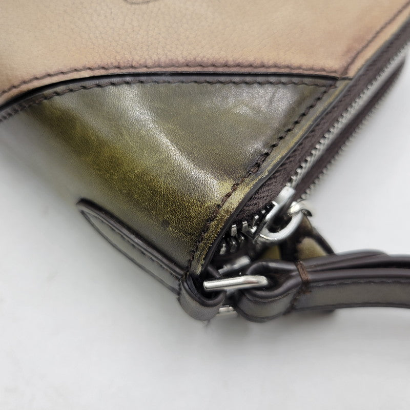 【中古品】【メンズ/レディース】 BERLUTI ベルルッティ TALI TANGRAM SCRIT SOFTLEATHER WALLET ALL IN ONE タリタングラム スクリット ソフトレザーウォレット オールインワン 財布 181-261019-yn-01-izu カラー：NERO CAVIAR×SAVANA 万代Net店