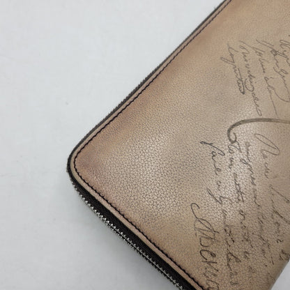 【中古品】【メンズ/レディース】 BERLUTI ベルルッティ TALI TANGRAM SCRIT SOFTLEATHER WALLET ALL IN ONE タリタングラム スクリット ソフトレザーウォレット オールインワン 財布 181-261019-yn-01-izu カラー：NERO CAVIAR×SAVANA 万代Net店