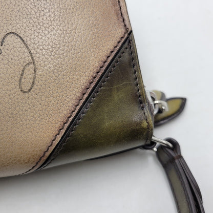 【中古品】【メンズ/レディース】 BERLUTI ベルルッティ TALI TANGRAM SCRIT SOFTLEATHER WALLET ALL IN ONE タリタングラム スクリット ソフトレザーウォレット オールインワン 財布 181-261019-yn-01-izu カラー：NERO CAVIAR×SAVANA 万代Net店