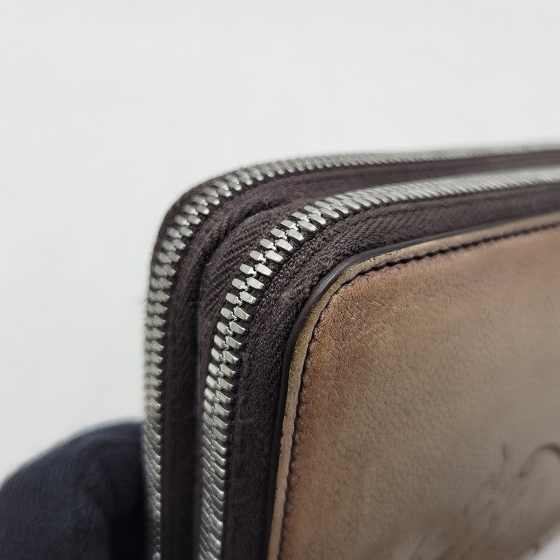 【中古品】【メンズ/レディース】 BERLUTI ベルルッティ TALI TANGRAM SCRIT SOFTLEATHER WALLET ALL IN ONE タリタングラム スクリット ソフトレザーウォレット オールインワン 財布 181-261019-yn-01-izu カラー：NERO CAVIAR×SAVANA 万代Net店