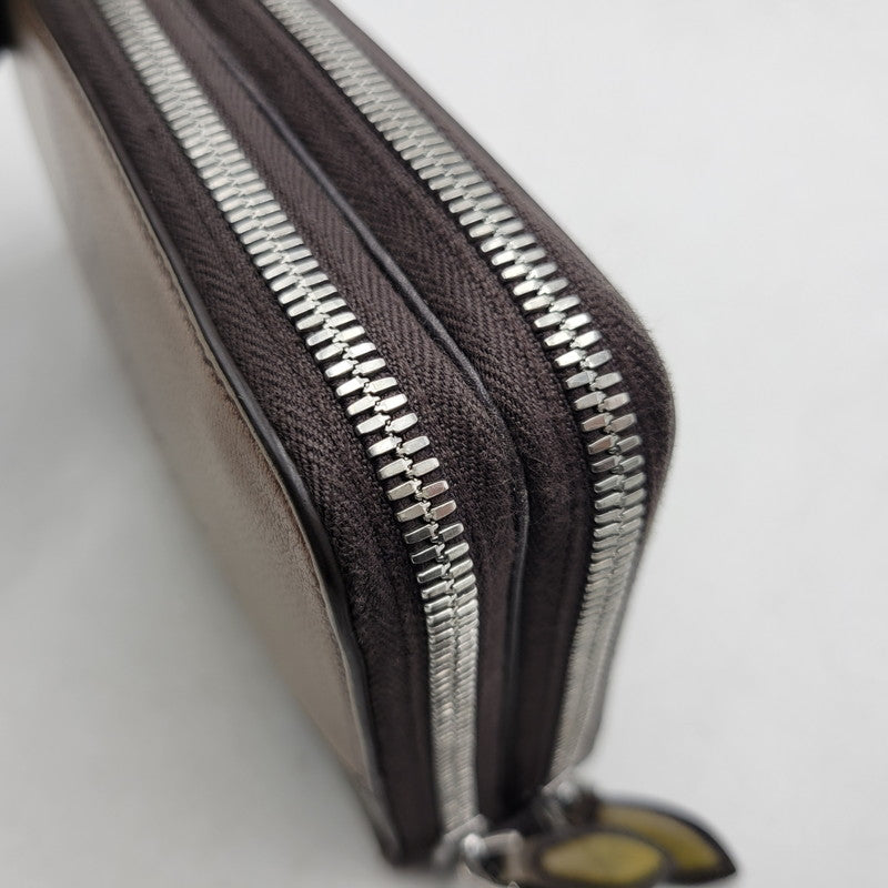 【中古品】【メンズ/レディース】 BERLUTI ベルルッティ TALI TANGRAM SCRIT SOFTLEATHER WALLET ALL IN ONE タリタングラム スクリット ソフトレザーウォレット オールインワン 財布 181-261019-yn-01-izu カラー：NERO CAVIAR×SAVANA 万代Net店