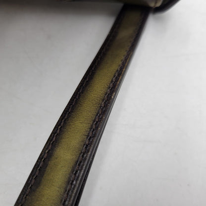 【中古品】【メンズ/レディース】 BERLUTI ベルルッティ TALI TANGRAM SCRIT SOFTLEATHER WALLET ALL IN ONE タリタングラム スクリット ソフトレザーウォレット オールインワン 財布 181-261019-yn-01-izu カラー：NERO CAVIAR×SAVANA 万代Net店