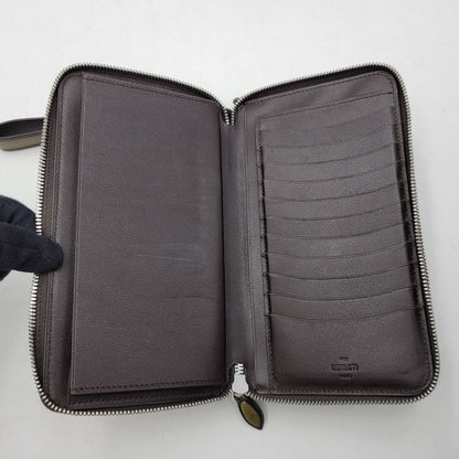 【中古品】【メンズ/レディース】 BERLUTI ベルルッティ TALI TANGRAM SCRIT SOFTLEATHER WALLET ALL IN ONE タリタングラム スクリット ソフトレザーウォレット オールインワン 財布 181-261019-yn-01-izu カラー：NERO CAVIAR×SAVANA 万代Net店