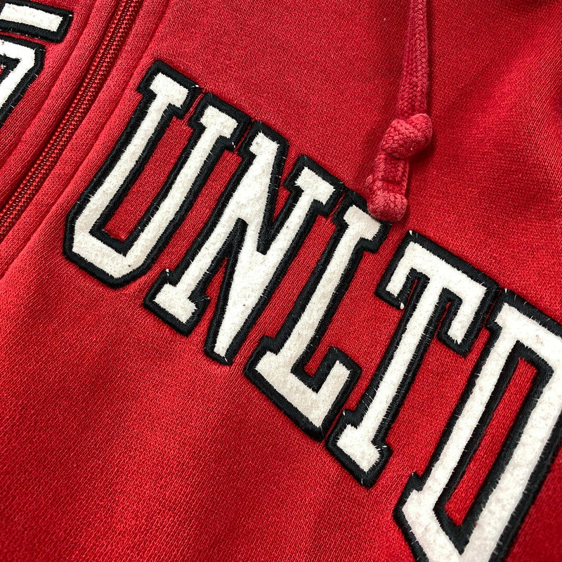 【中古品】【メンズ】 ECKO UNLTD. エコーアンリミテッド ZIP UP HOODED SWEATSHIRT ジップ アップ フーデッド スウェットシャツ パーカートップス 146-261024-ms-21-izu サイズ：L カラー：レッド 万代Net店