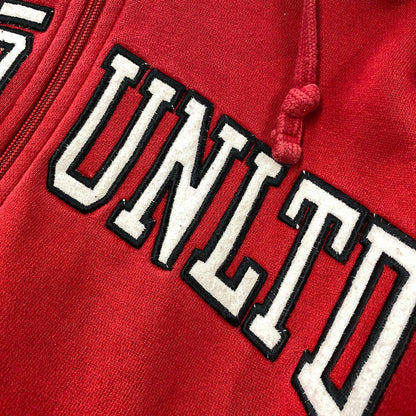 【中古品】【メンズ】 ECKO UNLTD. エコーアンリミテッド ZIP UP HOODED SWEATSHIRT ジップ アップ フーデッド スウェットシャツ パーカートップス 146-261024-ms-21-izu サイズ：L カラー：レッド 万代Net店