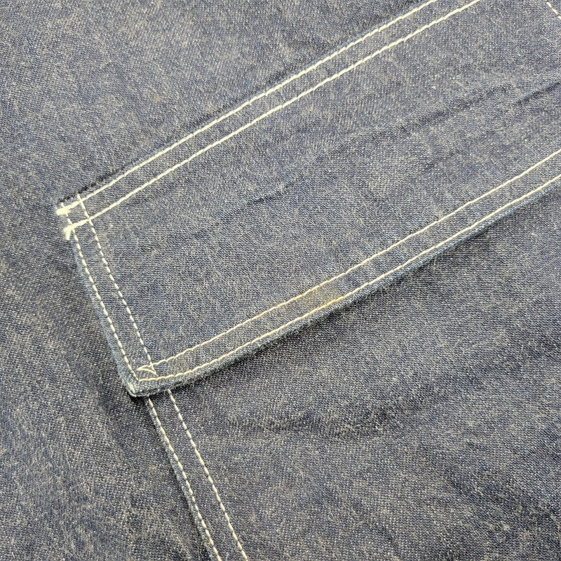【中古品】【メンズ】 BUZZ RICKSON'S バズリクソンズ BR11703 U.S. NAVY DENIM GAS PROTECTIVE PARKA ユーエスネイビー デニム ガス プロテクティブ パーカー アウター 145-261023-cs-05-izu サイズ：M カラー：インディゴ 万代Net店