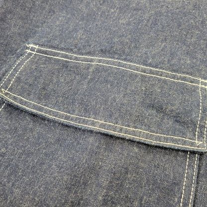 【中古品】【メンズ】 BUZZ RICKSON'S バズリクソンズ BR11703 U.S. NAVY DENIM GAS PROTECTIVE PARKA ユーエスネイビー デニム ガス プロテクティブ パーカー アウター 145-261023-cs-05-izu サイズ：M カラー：インディゴ 万代Net店