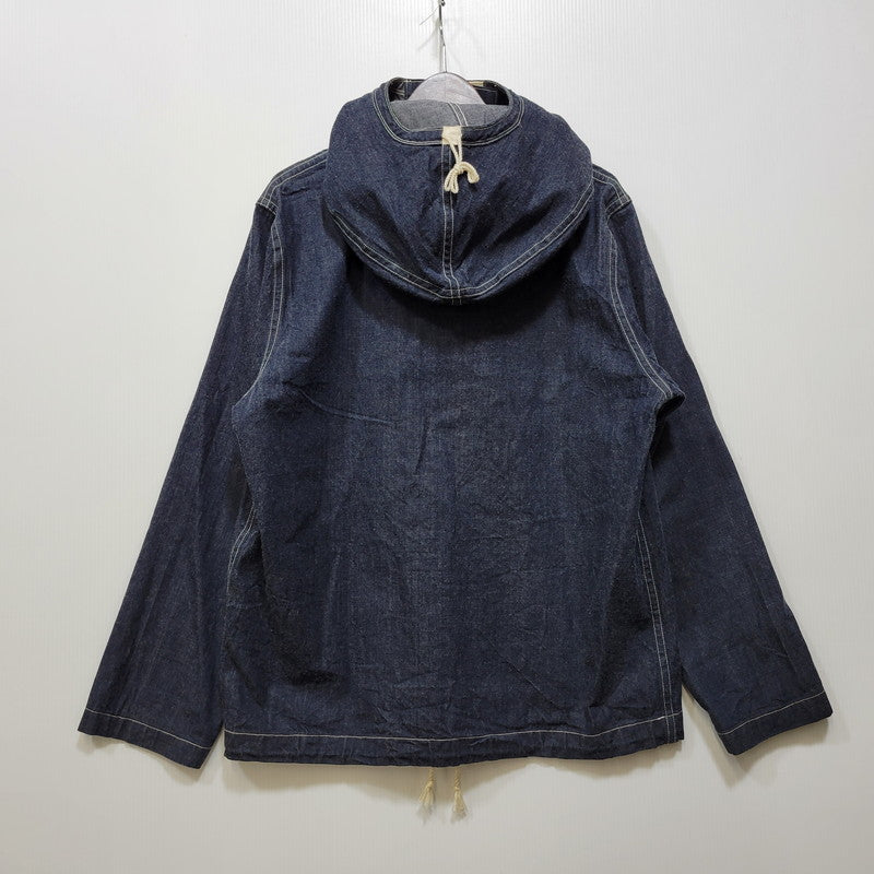 【中古品】【メンズ】 BUZZ RICKSON'S バズリクソンズ BR11703 U.S. NAVY DENIM GAS PROTECTIVE PARKA ユーエスネイビー デニム ガス プロテクティブ パーカー アウター 145-261023-cs-05-izu サイズ：M カラー：インディゴ 万代Net店