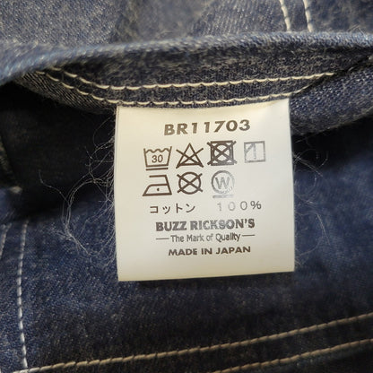 【中古品】【メンズ】 BUZZ RICKSON'S バズリクソンズ BR11703 U.S. NAVY DENIM GAS PROTECTIVE PARKA ユーエスネイビー デニム ガス プロテクティブ パーカー アウター 145-261023-cs-05-izu サイズ：M カラー：インディゴ 万代Net店