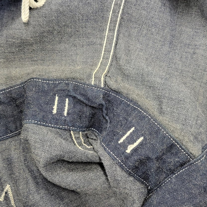 【中古品】【メンズ】 BUZZ RICKSON'S バズリクソンズ BR11703 U.S. NAVY DENIM GAS PROTECTIVE PARKA ユーエスネイビー デニム ガス プロテクティブ パーカー アウター 145-261023-cs-05-izu サイズ：M カラー：インディゴ 万代Net店