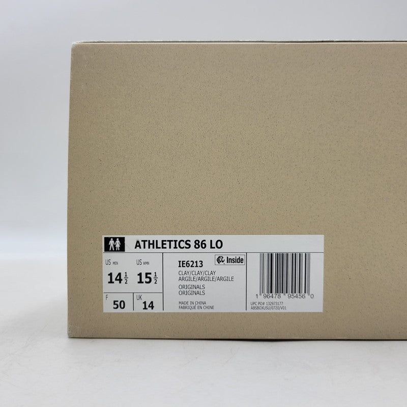 【中古品】【メンズ】 ADIDAS アディダス×FEAR OF GOD フェアオブゴット IE6213 ATHLETICS 86 LOW アスレチックス ロー スニーカー シューズ 靴 161-261019-cs-15-izu サイズ：32.5cm カラー：CLAY/CLAY/CLAY 万代Net店