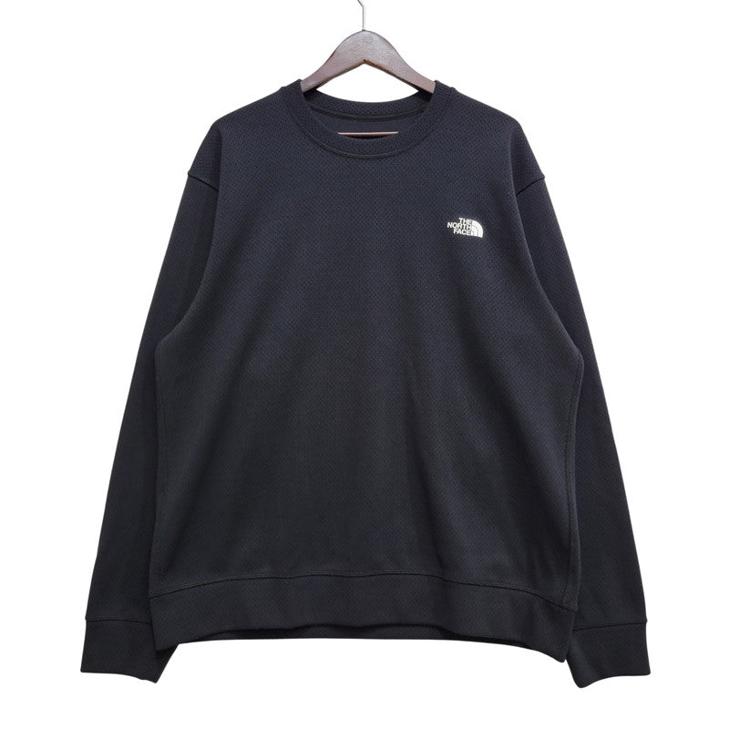 【中古品】【メンズ】 THE NORTH FACE ザ・ノースフェイス NT12584R TECH MESH CREW テック メッシュ クルー トップス 長袖 144-261029-ya-08-izu サイズ：XL カラー：ブラック 万代Net店