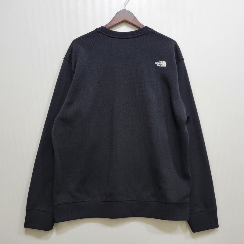 【中古品】【メンズ】 THE NORTH FACE ザ・ノースフェイス NT12584R TECH MESH CREW テック メッシュ クルー トップス 長袖 144-261029-ya-08-izu サイズ：XL カラー：ブラック 万代Net店