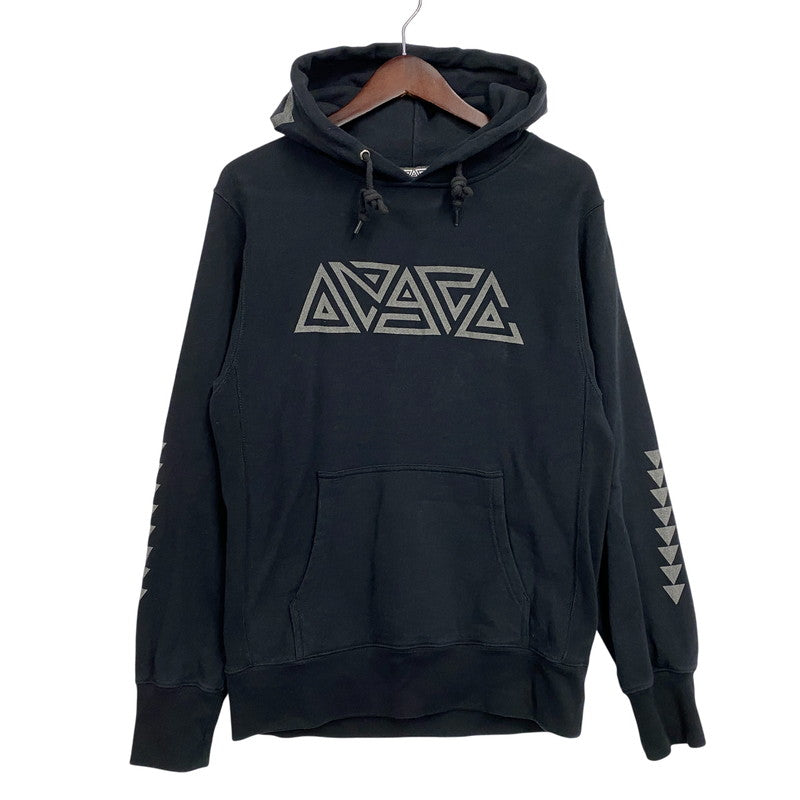 【中古品】【メンズ】 ANARC アナーク LOGO HOODIE ロゴ フーディ トップス 142-261025-yn-04-izu サイズ：M カラー：ブラック 万代Net店