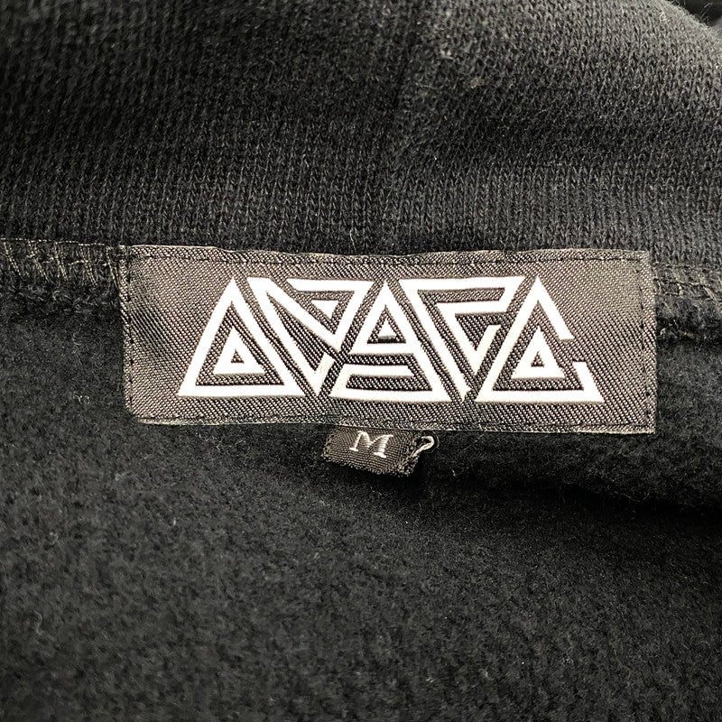 【中古品】【メンズ】 ANARC アナーク LOGO HOODIE ロゴ フーディ トップス 142-261025-yn-04-izu サイズ：M カラー：ブラック 万代Net店