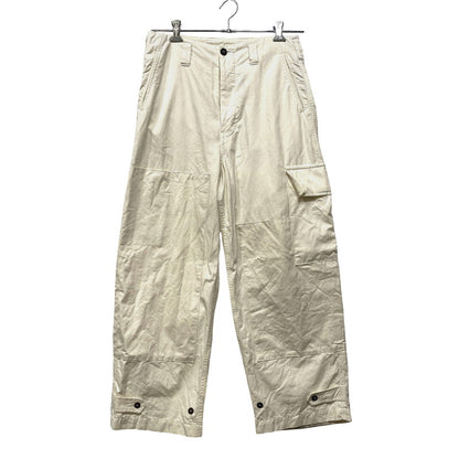 【中古品】【メンズ】 AMACHI アマチ 000-3A DOUBLE KNEE CARGO PANT ダブルニー カーゴパンツ ボトムス 151-261021-ms-06-izu サイズ：5 カラー：アイボリー 万代Net店