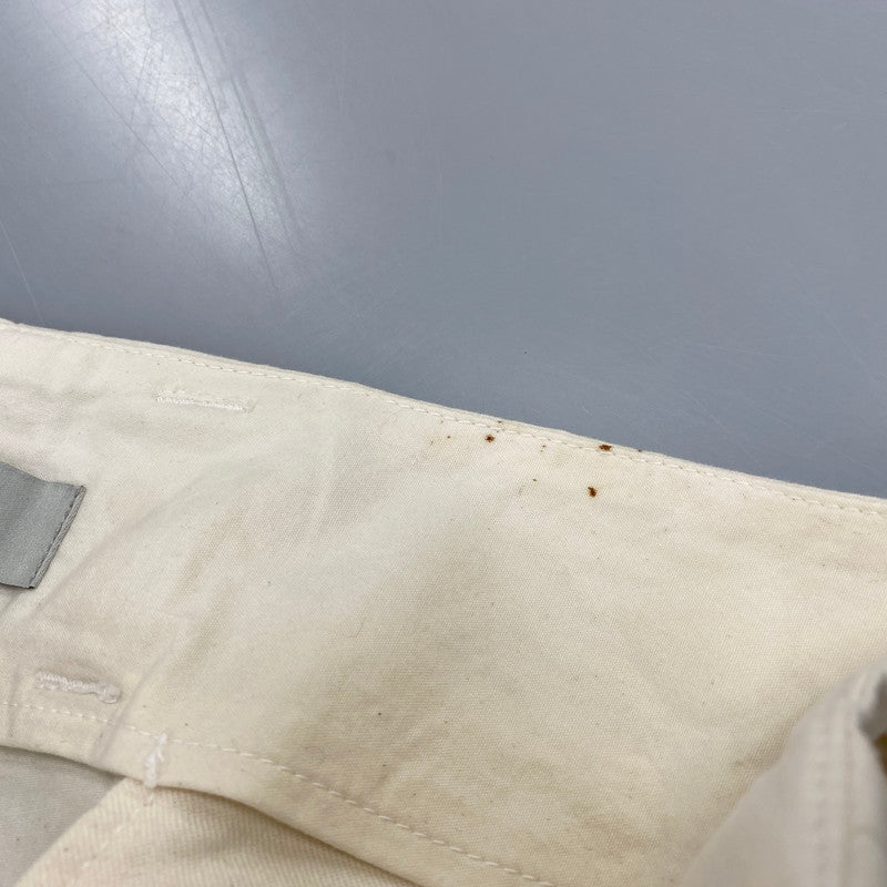 【中古品】【メンズ】 AMACHI アマチ 000-3A DOUBLE KNEE CARGO PANT ダブルニー カーゴパンツ ボトムス 151-261021-ms-06-izu サイズ：5 カラー：アイボリー 万代Net店