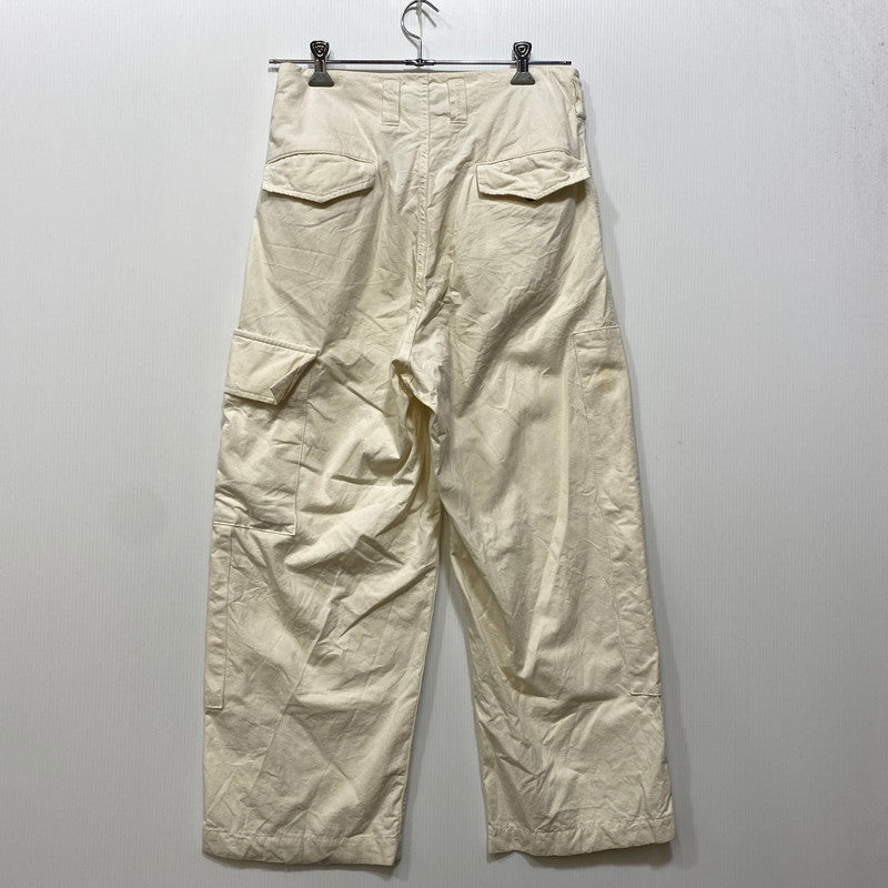 【中古品】【メンズ】 AMACHI アマチ 000-3A DOUBLE KNEE CARGO PANT ダブルニー カーゴパンツ ボトムス 151-261021-ms-06-izu サイズ：5 カラー：アイボリー 万代Net店