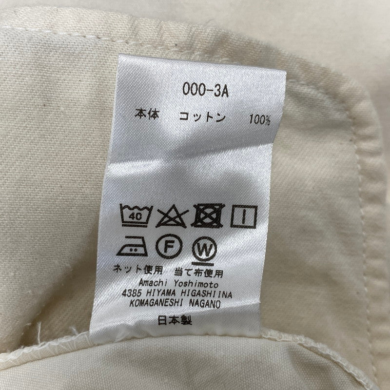 【中古品】【メンズ】 AMACHI アマチ 000-3A DOUBLE KNEE CARGO PANT ダブルニー カーゴパンツ ボトムス 151-261021-ms-06-izu サイズ：5 カラー：アイボリー 万代Net店