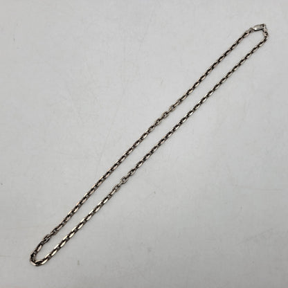 【中古品】【メンズ/レディース】 USED ユーズド SV925 CHAIN NECKLACE チェーン ネックレス アクセサリー 192-261019-yn-04-izu カラー：シルバー系 万代Net店