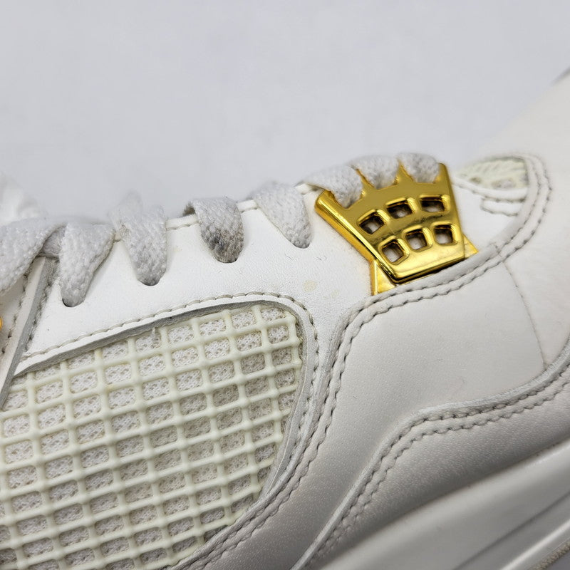 【中古品】【メンズ】 NIKE ナイキ AQ9129-170 WOMEN'S AIR JORDAN 4 RETRO ウィメンズ エア ジョーダン レトロ スニーカー シューズ 靴 160-261019-cs-13-izu サイズ：28.5cm カラー：SAIL/METALLIC GOLD/BLACK 万代Net店