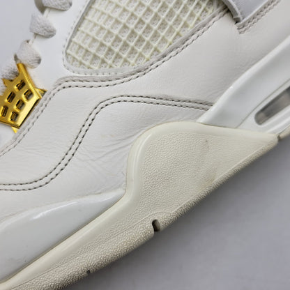 【中古品】【メンズ】 NIKE ナイキ AQ9129-170 WOMEN'S AIR JORDAN 4 RETRO ウィメンズ エア ジョーダン レトロ スニーカー シューズ 靴 160-261019-cs-13-izu サイズ：28.5cm カラー：SAIL/METALLIC GOLD/BLACK 万代Net店