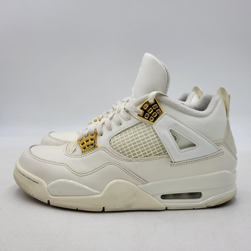 【中古品】【メンズ】 NIKE ナイキ AQ9129-170 WOMEN'S AIR JORDAN 4 RETRO ウィメンズ エア ジョーダン レトロ スニーカー シューズ 靴 160-261019-cs-13-izu サイズ：28.5cm カラー：SAIL/METALLIC GOLD/BLACK 万代Net店