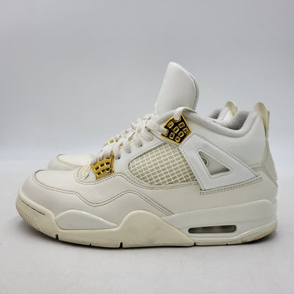 【中古品】【メンズ】 NIKE ナイキ AQ9129-170 WOMEN'S AIR JORDAN 4 RETRO ウィメンズ エア ジョーダン レトロ スニーカー シューズ 靴 160-261019-cs-13-izu サイズ：28.5cm カラー：SAIL/METALLIC GOLD/BLACK 万代Net店